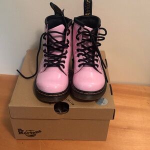 Dr. Martens Glossy Pink Boots